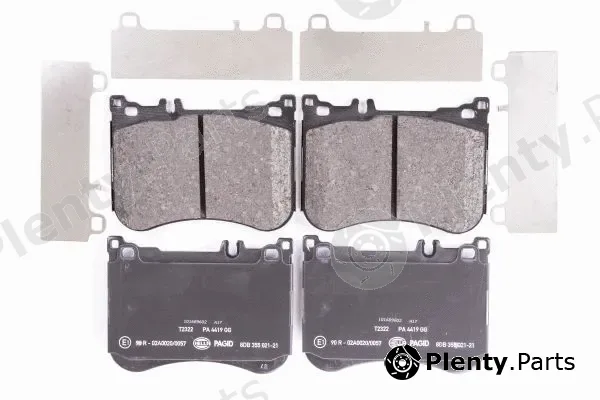 Hella 8DB355021-211 — Brake Pad Set, disc brake