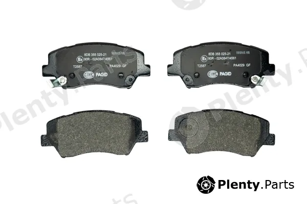 Hella 8DB355025-211 — Brake Pad Set, disc brake