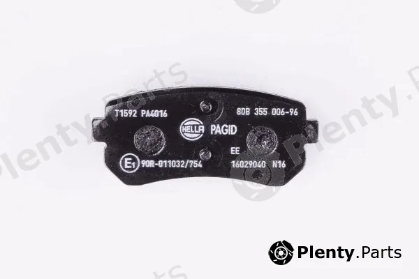 Hella 8DB355006-961 — Brake Pad Set, disc brake