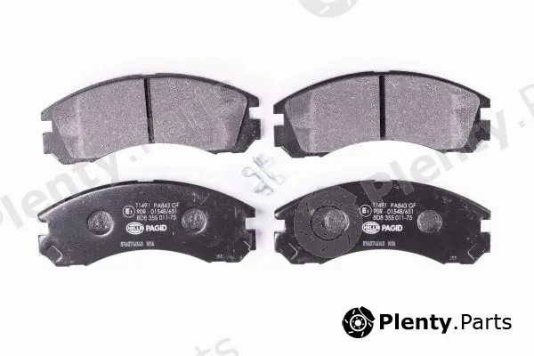 Hella 8DB355011-751 — Brake Pad Set, disc brake