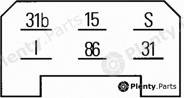 Hella 5WG002450-291 — Relay, wipe/wash interval