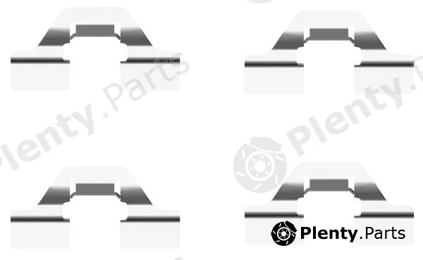 Hella 8DZ355203-231 — Accessory Kit, disc brake pad