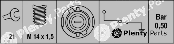 Hella 6ZL003259-741 — Oil Pressure Switch