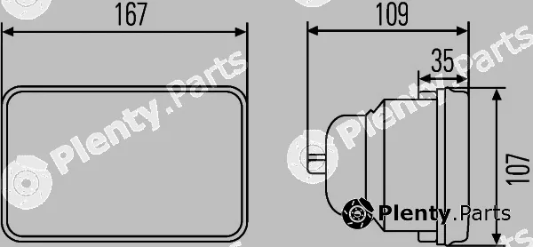 Hella 1AB003177-001 — Insert, headlight