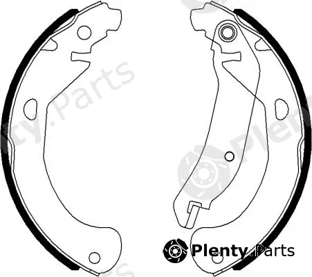 Hella 8DB355022-031 — Brake Shoe Set
