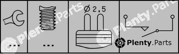 Hella 6ZF008621-051 — Switch, reverse light