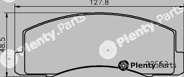 Hella 8DB355029-981 — Brake Pad Set, disc brake NAO