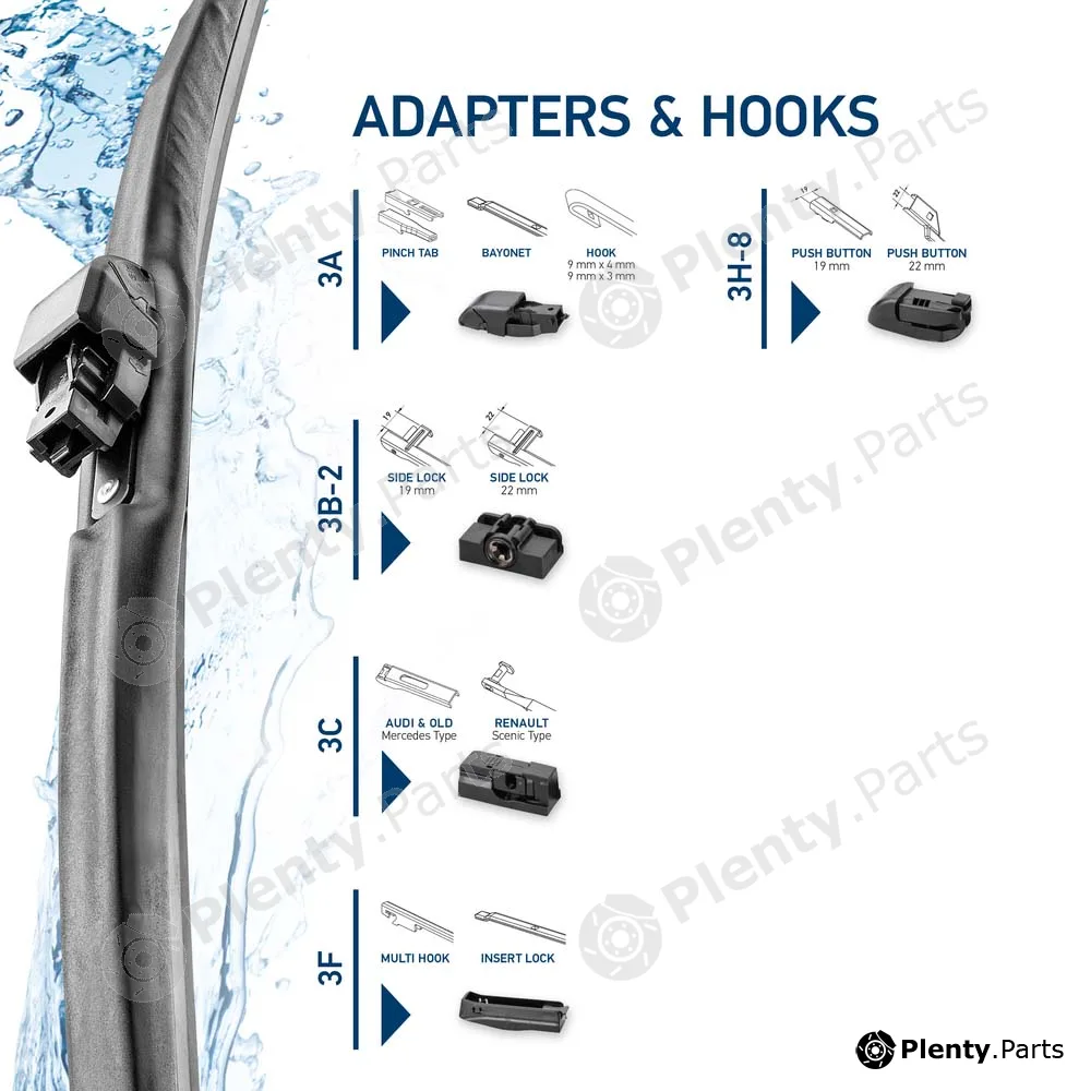 Hella 9XW358004-191 — Wiper Blade Winter