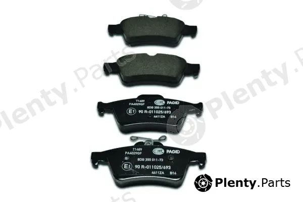 Hella 8DB355011-731 — Brake Pad Set, disc brake