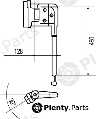 Hella 8HG503009-082 — Holder, exterior mirror