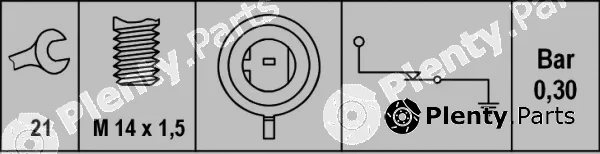 Hella 6ZL003259-601 — Oil Pressure Switch