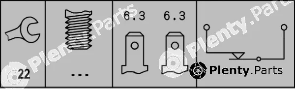 Hella 6DF003263-071 — Stop Light Switch