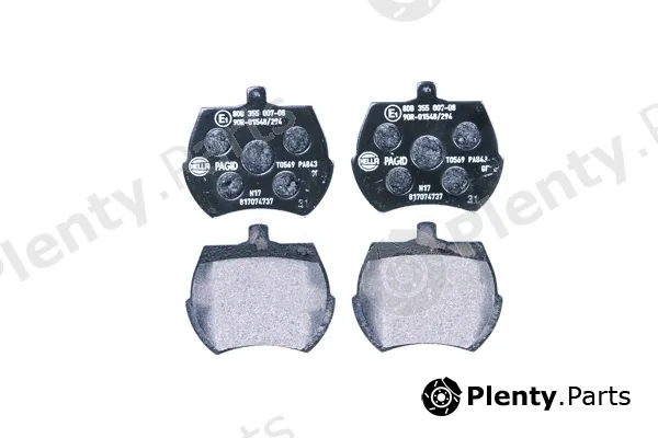 Hella 8DB355007-081 — Brake Pad Set, disc brake