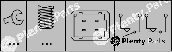Hella 6DD008622-371 — Stop Light Switch