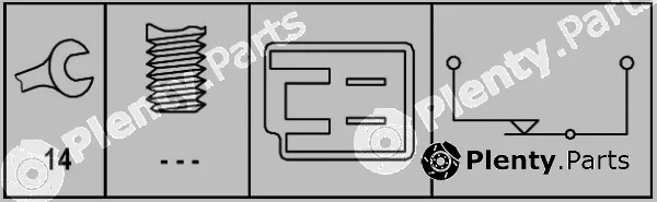 Hella 6DD008622-681 — Stop Light Switch
