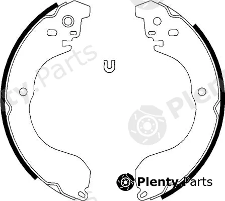 Hella 8DB355038-241 — Brake Shoe Set