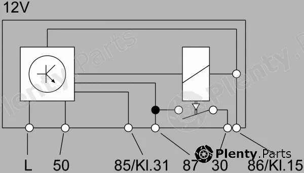 Hella 4RV008188-161 — Control Unit, glow time