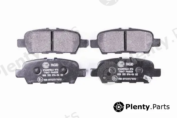 Hella 8DB355014-561 — Brake Pad Set, disc brake