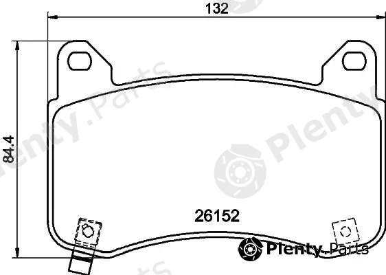 Hella 8DB355040-901 — Brake Pad Set, disc brake