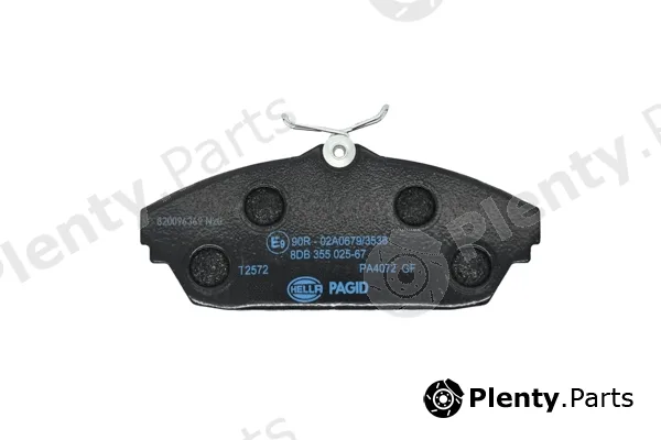 Hella 8DB355025-671 — Brake Pad Set, disc brake