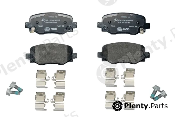 Hella 8DB355025-481 — Brake Pad Set, disc brake