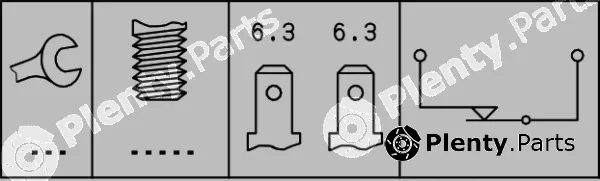 Hella 6DF006551-001 — Stop Light Switch