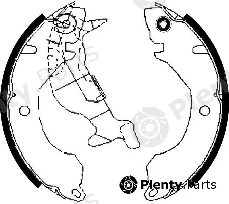 Hella 8DB355000-901 — Brake Shoe Set