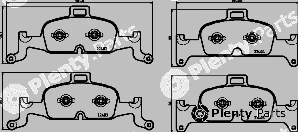 Hella 8DB355025-811 — Brake Pad Set, disc brake