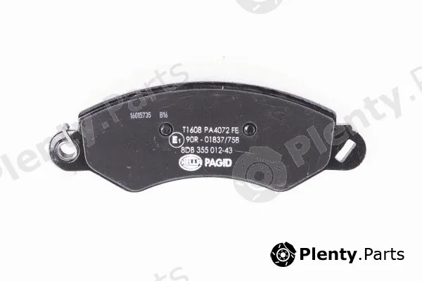 Hella 8DB355012-431 — Brake Pad Set, disc brake