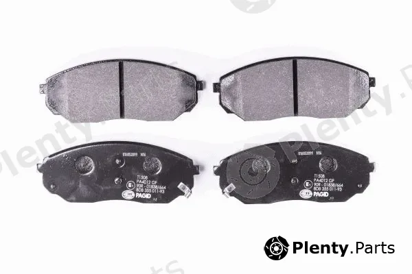 Hella 8DB355011-931 — Brake Pad Set, disc brake
