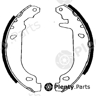 Hella 8DB355001-211 — Brake Shoe Set