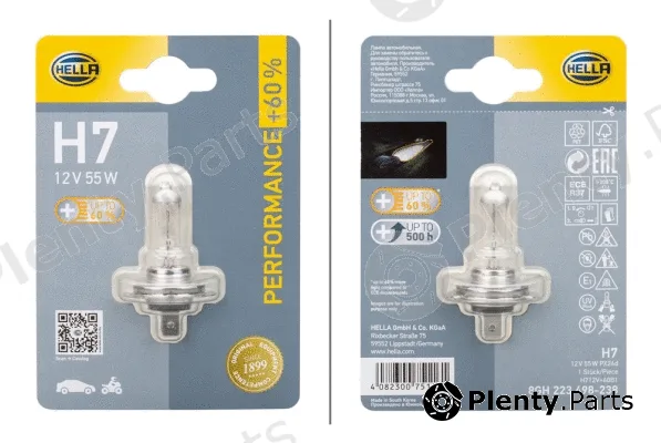 Hella 8GH223498-238 — Bulb, spotlight PERFORMANCE UP TO 60%