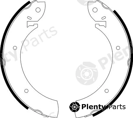 Hella 8DB355000-551 — Brake Shoe Set
