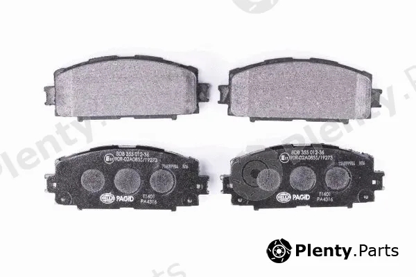 Hella 8DB355012-361 — Brake Pad Set, disc brake