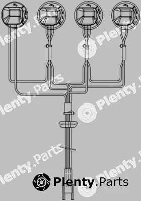Hella 8KA155372-001 — Cable Set, headlight