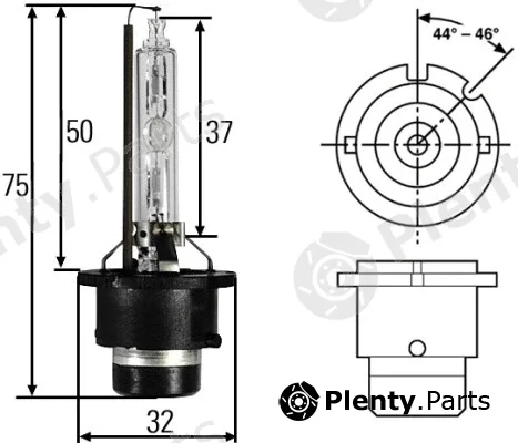 Hella 8GS007949-101 — Bulb, headlight