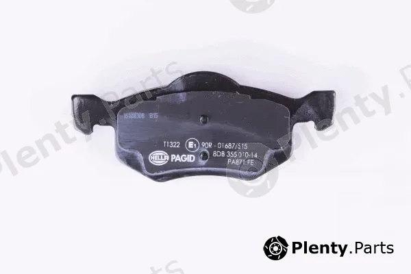 Hella 8DB355010-141 — Brake Pad Set, disc brake