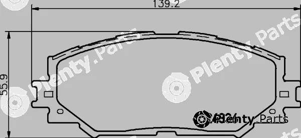 Hella 8DB355024-361 — Brake Pad Set, disc brake