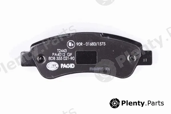Hella 8DB355021-901 — Brake Pad Set, disc brake
