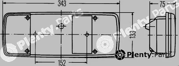 Hella 2VP003567-111 — Tail Light Assembly
