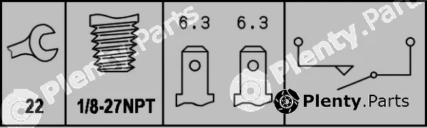 Hella 6DF007669-001 — Stop Light Switch