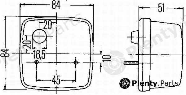Hella 2BE003014-251 — Direction Indicator