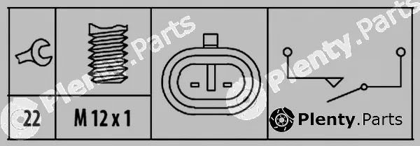 Hella 6ZF181612-021 — Switch, reverse light
