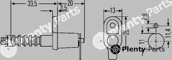 Hella 6ZF007239-001 — Switch, door contact