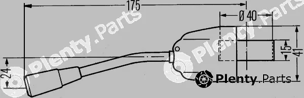 Hella 6BA001771-031 — Steering Column Switch