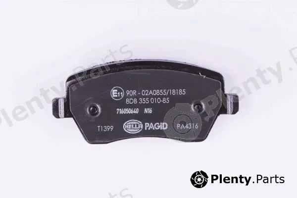 Hella 8DB355010-851 — Brake Pad Set, disc brake