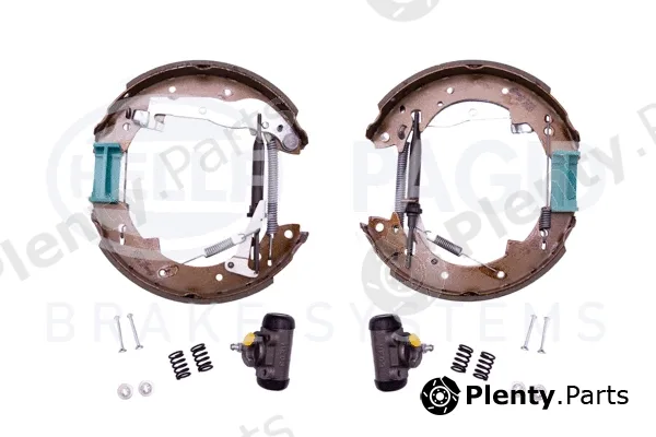 Hella 8DB355003-851 — Brake Shoe Set Shoe Kit Pro