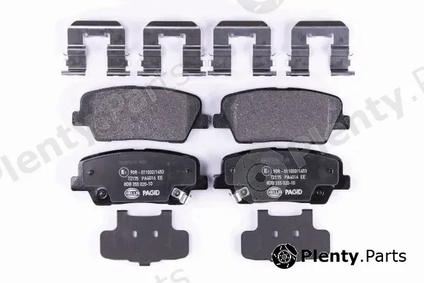 Hella 8DB355020-101 — Brake Pad Set, disc brake
