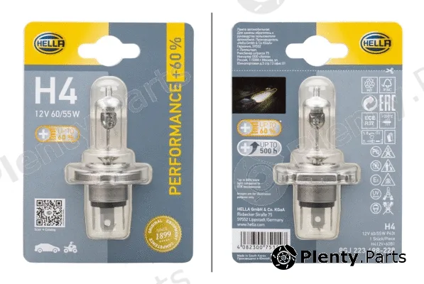 Hella 8GJ223498-228 — Bulb, spotlight PERFORMANCE UP TO 60%