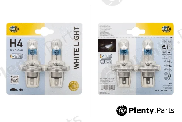 Hella 8GJ223498-124 — Bulb, spotlight WHITE LIGHT